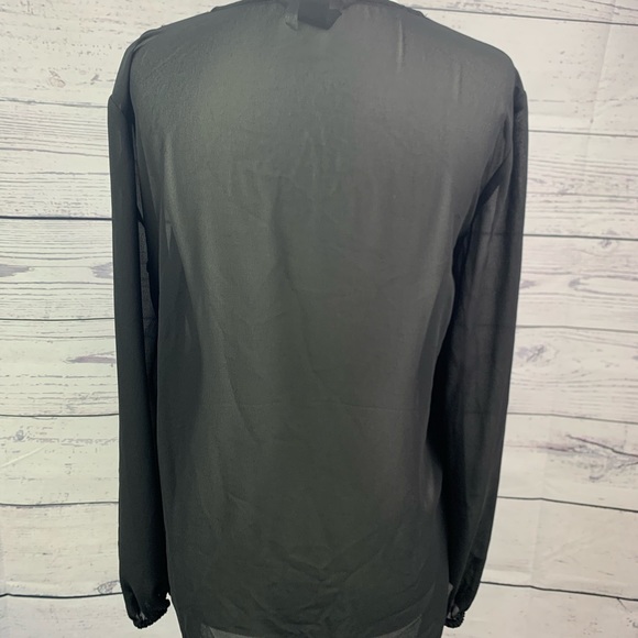 H&M Poet Blouse with front Frills - Picture 3 of 5